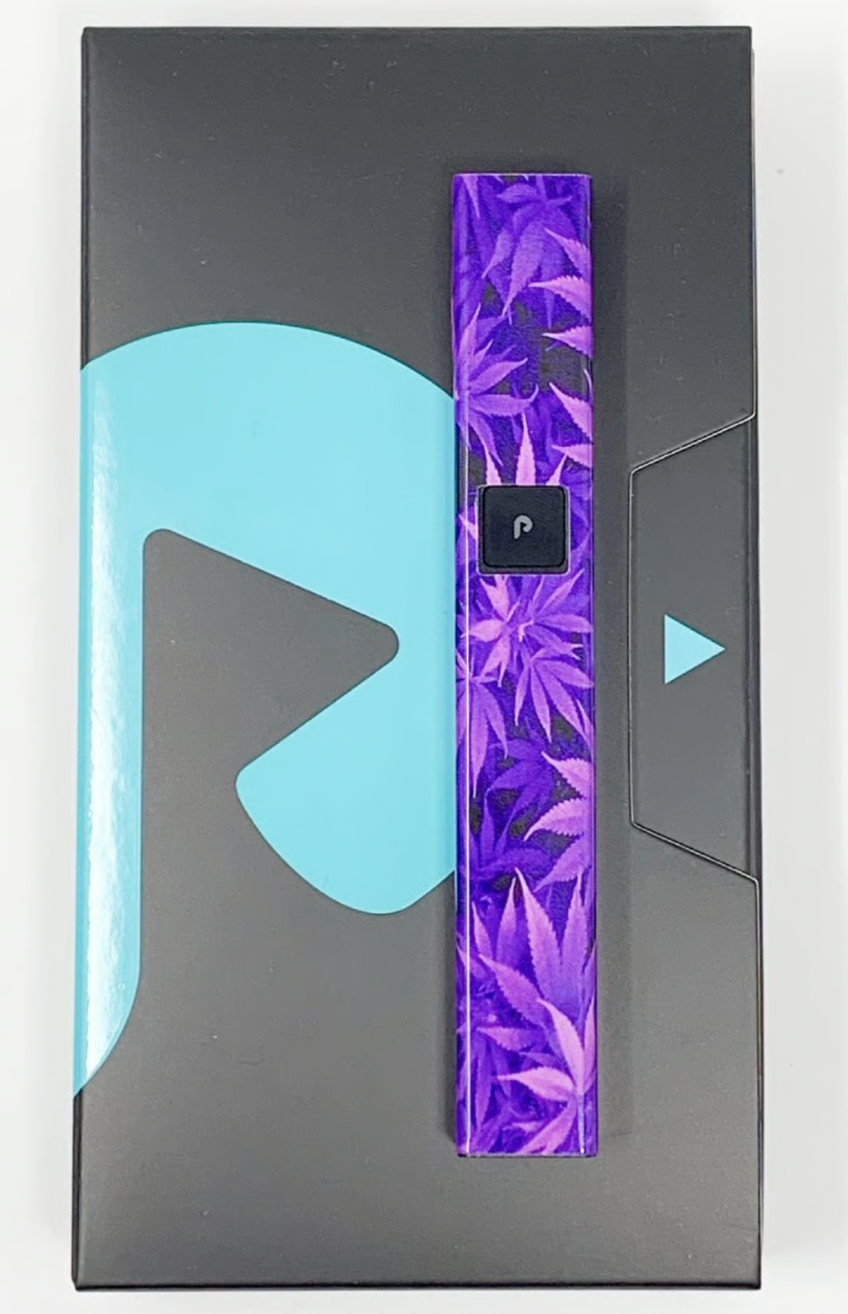 retro Plug Play Purple Leaves Battery